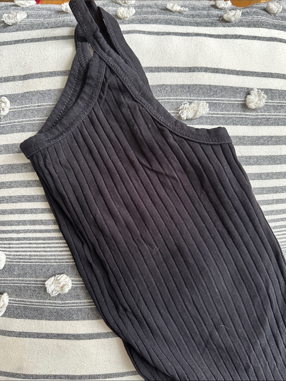 Old Navy Black Ribbed Tank Top